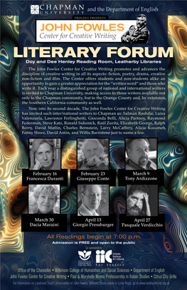 Literary Forum