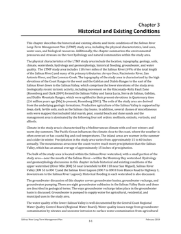 Chapter 3. Historical and Existing Conditions