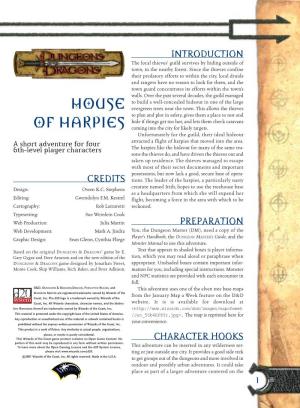 House of Harpies.Pdf