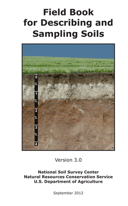 Field Book for Describing and Sampling Soils