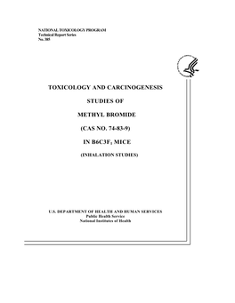 TR-385: Methyl Bromide (CASRN 74-83-9)