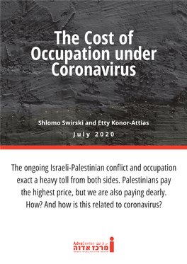 The Cost of Occupation Under Coronavirus