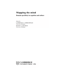 Mapping the Mind