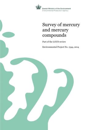 Survey of Mercury and Mercury Compounds
