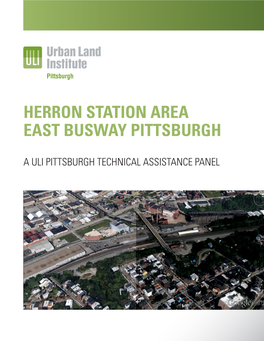 Herron Station Area East Busway Pittsburgh