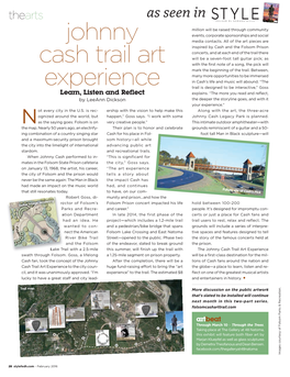 Johnny Cash Trail Art Experience Swath Through Folsom
