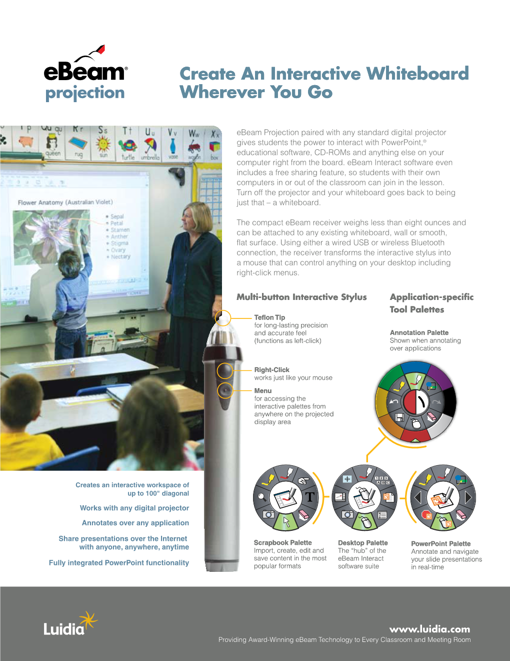 Create an Interactive Whiteboard Wherever You Go Create an Interactive Whiteboard Wherever You Go