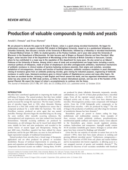 Production of Valuable Compounds by Molds and Yeasts