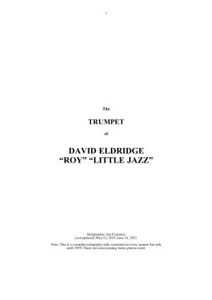 David Eldridge “Roy” “Little Jazz”