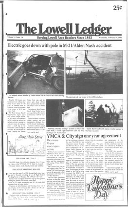 Electric Goes Down with Pole in M-21/Alden Nash Accident YMCA