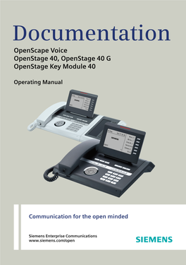 Openstage 40 Standard Phone User Guide