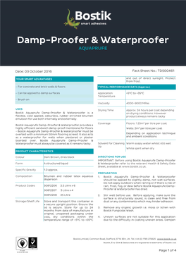 Damp-Proofer & Waterproofer