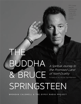 A Spiritual Journey to the Promised Land of Non-Duality & BRUCE Foreword by Bruce Springsteen SPRINGSTEEN