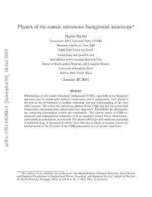 Physics of the Cosmic Microwave Background Anisotropy∗