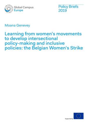 Learning from Women's Movements to Develop Intersectional Policy