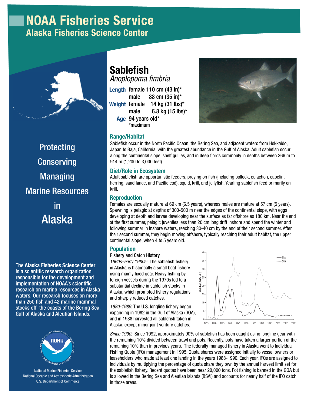 Sablefish Fact Sheet