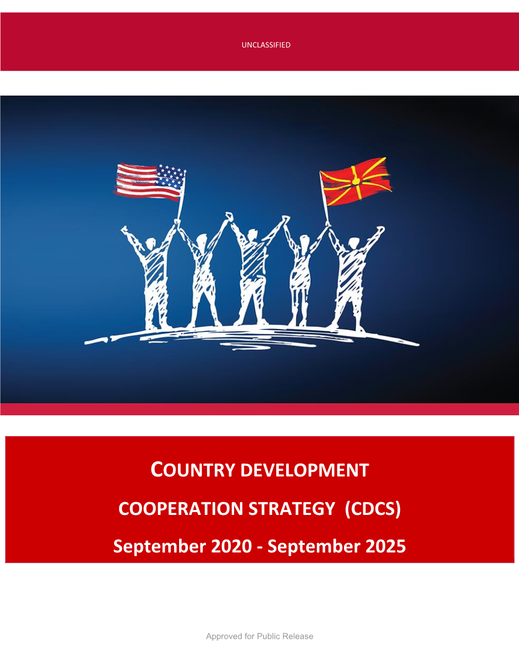 COUNTRY DEVELOPMENT COOPERATION STRATEGY (CDCS) September 2020