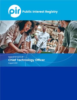 Public Interest Registry Chief Technology Officer