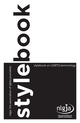 Book Stylebook on LGBTQ Terminology