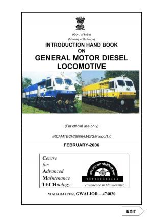 General Motor Diesel Locomotive