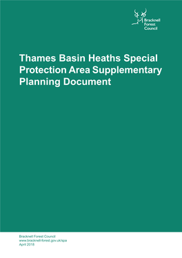 Thames Basin Heaths Special Protection Area Supplementary Planning Document