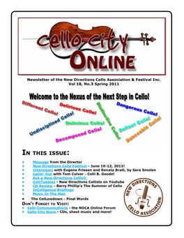 Cello City Online Spring 2016 (PDF)