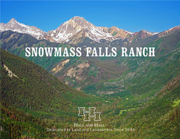 Snowmass Falls Ranch Brochure with Maps.Pdf