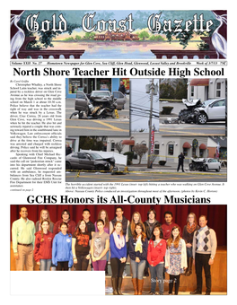 North Shore Teacher Hit Outside High School GCHS Honors Its All-County