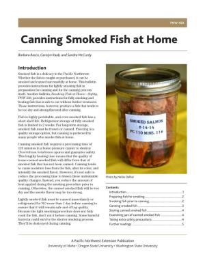 Canning Smoked Fish at Home