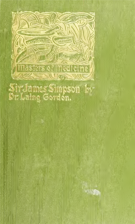 Sir James Young Simpson and Chloroform
