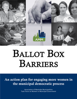 Ballot Box Barriers: an Action Plan for Engaging More Women in the Municipal Democratic Process