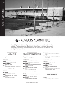 2011-2012 Catalog (Advisory Committees)