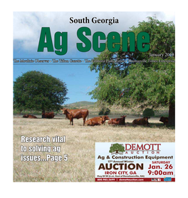 South Georgia Ag Scene January 2019 the Moultrie Observer • the Tifton Gazette • the Valdosta Daily Times • Thomasville Times-Enterprise