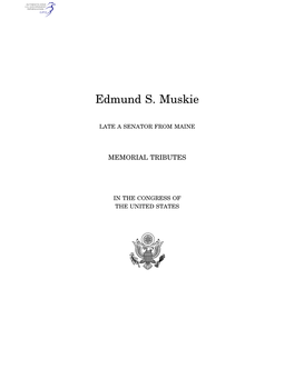Edmund S. Muskie