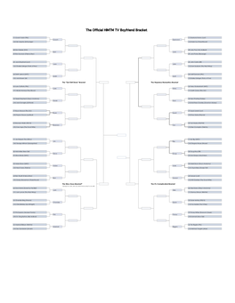 The Official HIMTM TV Boyfriend Bracket