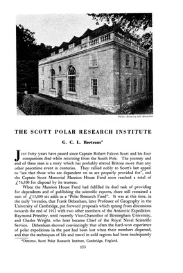 The Scott Polar Research Institute Was Established