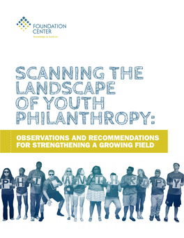Scanning the Landscape of Youth Philanthropy