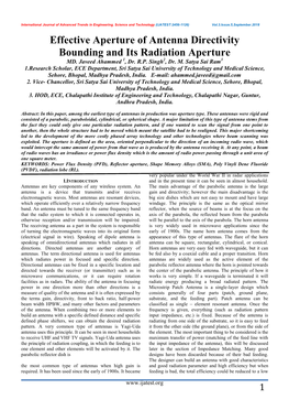 1.Effective Aperture of Antenna Directivity Bounding and Its