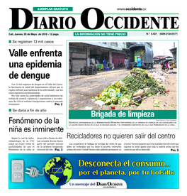 Epidemia De Dengue En El Valle