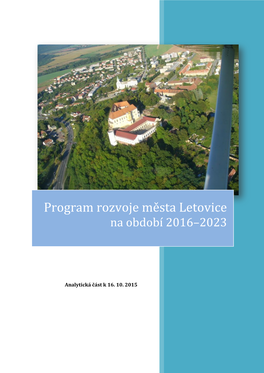 Program Rozvoje Města Letovice