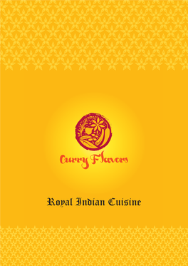 Curry Flavours Menu Nov 2019