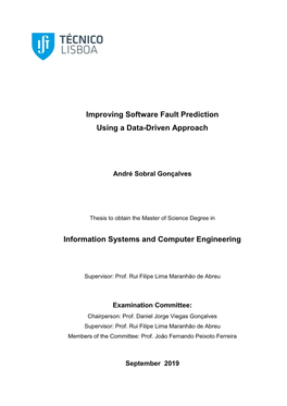 Improving Software Fault Prediction Using a Data-Driven Approach
