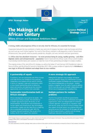 The Makings of an African Century Where African and European Ambitions Meet