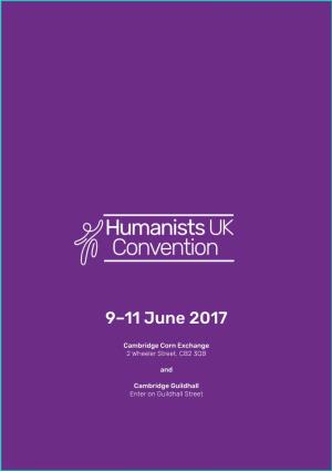 Humanists UK Convention Convention Ticket-Holders Are Welcome to Join Us at Any Talk Or Panel Discussion Throughout the Weekend