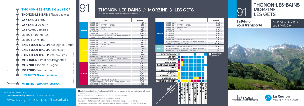 Thonon-Les-Bains Morzine Les Gets