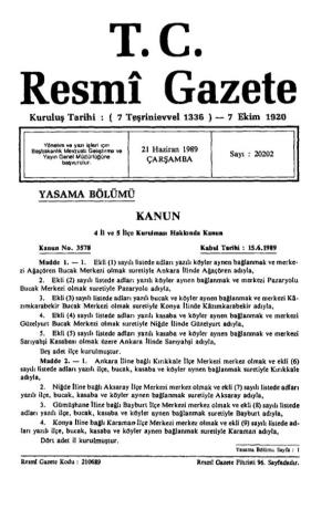 TC Resmî Gazete