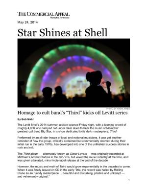 Star Shines at Shell