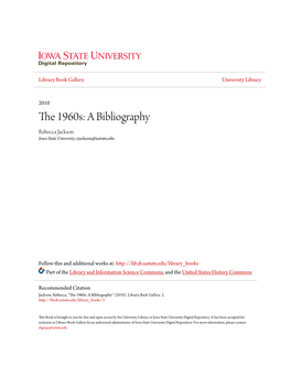 The 1960S: a Bibliography