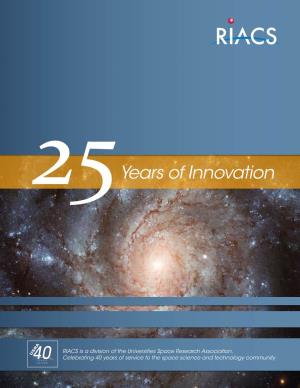 RIACS 25Th Anniversary Brochure