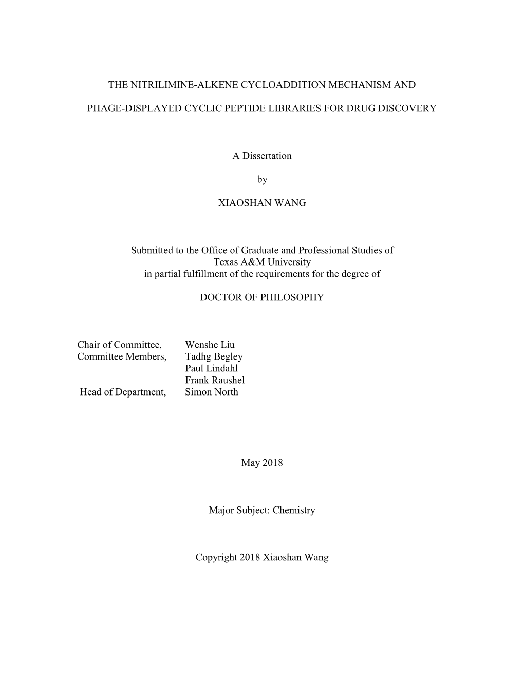 The Nitrilimine-Alkene Cycloaddition Mechanism And - DocsLib